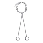 634D модные двойные кольца, браслет на палец, регулируемые браслеты, ручная цепочка, браслет для женщин и мужчин, ювелирные изделия