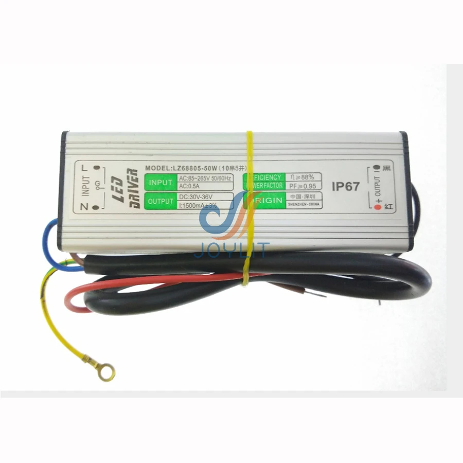 

4PCS Input 30W 50w Led Driver IP67 Waterproof LED Driver Power Supply Output Dc30-36v 100ma Constant Current Integrated