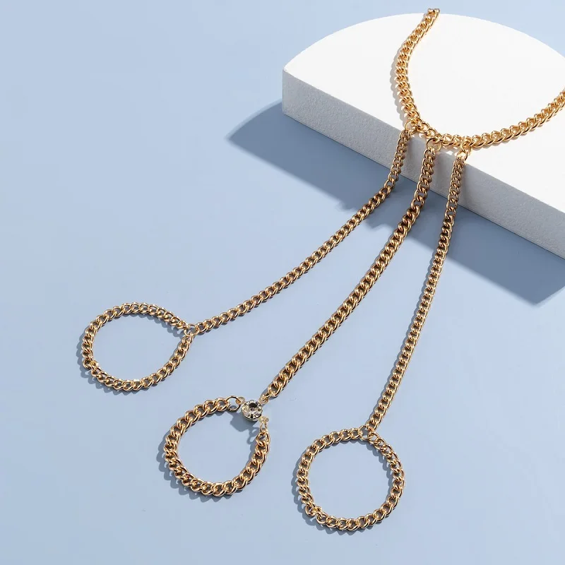 Женский винтажный браслет-цепочка серебряного цвета в стиле панк-рок - купить по