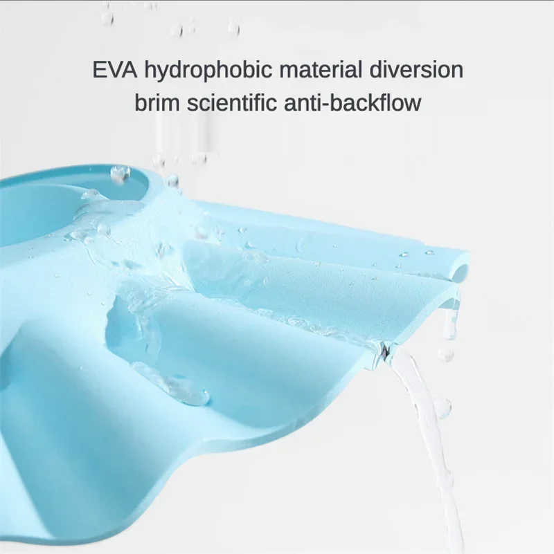 Регулируемая Мягкая Шапочка Для Душа Детей Защита Мытья Волос Чехол Ушей