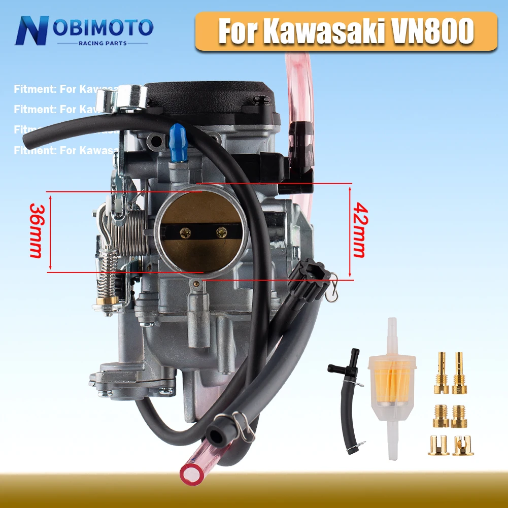 Карбюратор для Kawasaki VN800 Vulcan 800 Classic Cruiser карбюратор мотоцикла 1995-2005 15003-1200 высокое