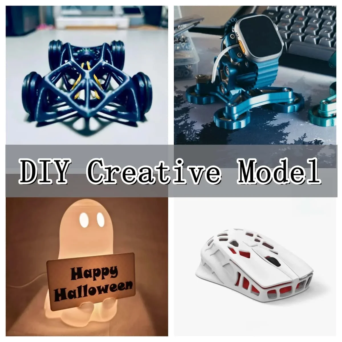 3D-принтер Bambu Lab DIY Креативная модель Компьютерная беспроводная мышь 002 Модель для