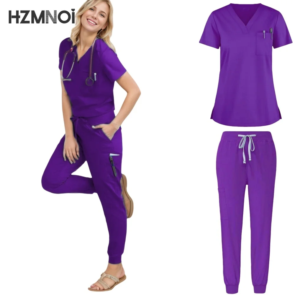 Женский скрабы набор медицинская футболка аптека женский модный комбинезон для