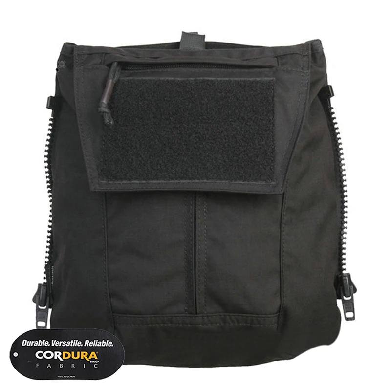 Emerson Pack Zip-on Panel Plate Carrier Back Bag for CPC AVS JPC 2.0 NCPC Vest Black