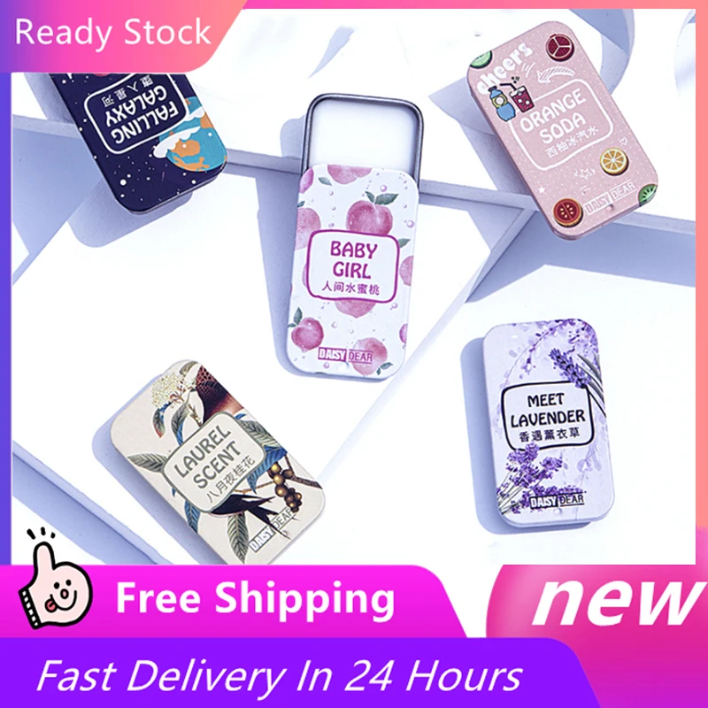 New Portable Case Solid Perfume Fragrances Women Men Solid Balm Mild Long Lasting Aroma Deodorant Fragrance Body Antiperspirant