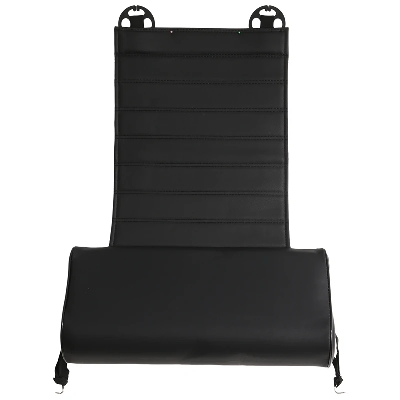 

Universal Car Seat Leather Leg Pad Support Extension Mat Soft Foot Support Leg Leather Cushion Knee Pad Memory Black