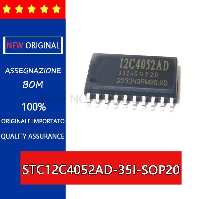 STC12C4052AD оригинальный микрокомпьютер с одной микросхемой, микрокомпьютер с одной микросхемой, микроконтроллер