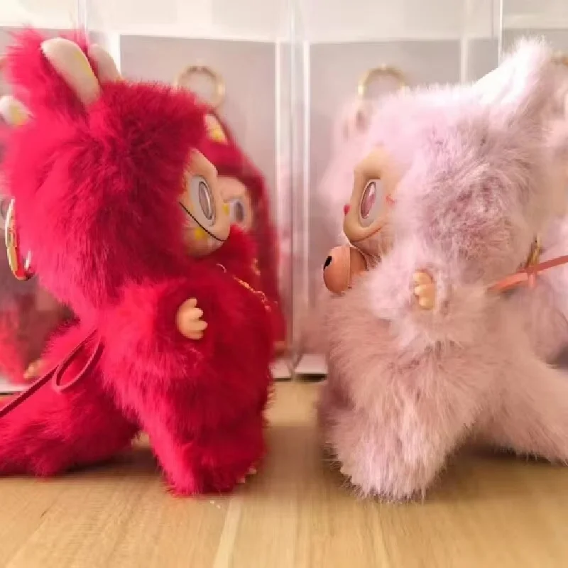 Новый Monster Labubu Zimomo Angel сменная серия слепая коробка красная розовая виниловая