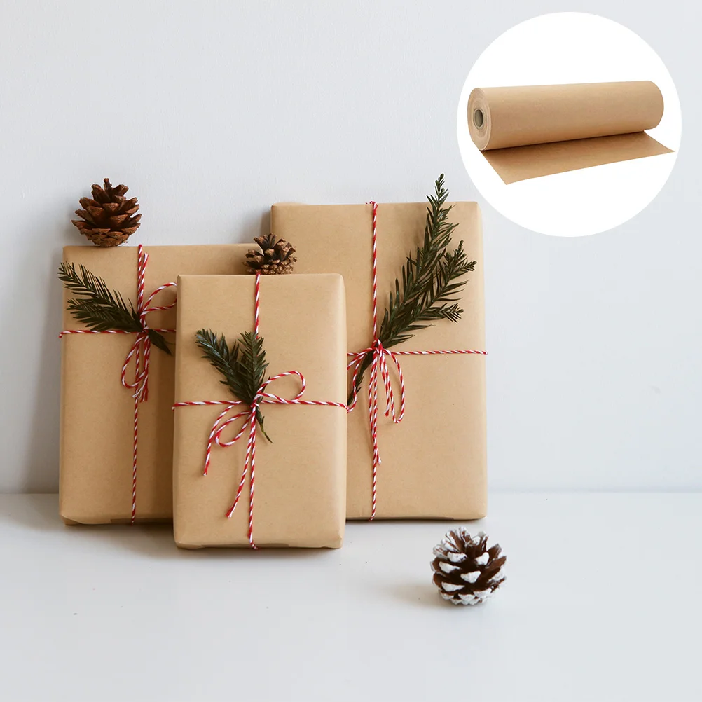

1 Roll of Wrapping Paper DIY Craft Paper Bouquet Wrapping Material Kraft Wrapping Paper