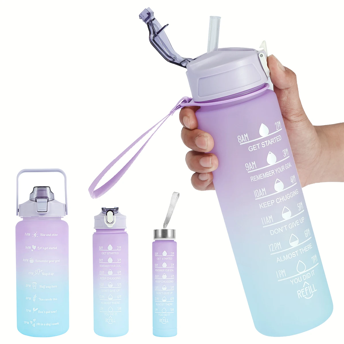 Спортивная Бутылка Для Воды Объемом 2 Л Детей И Взрослых Безопасный Герметичный