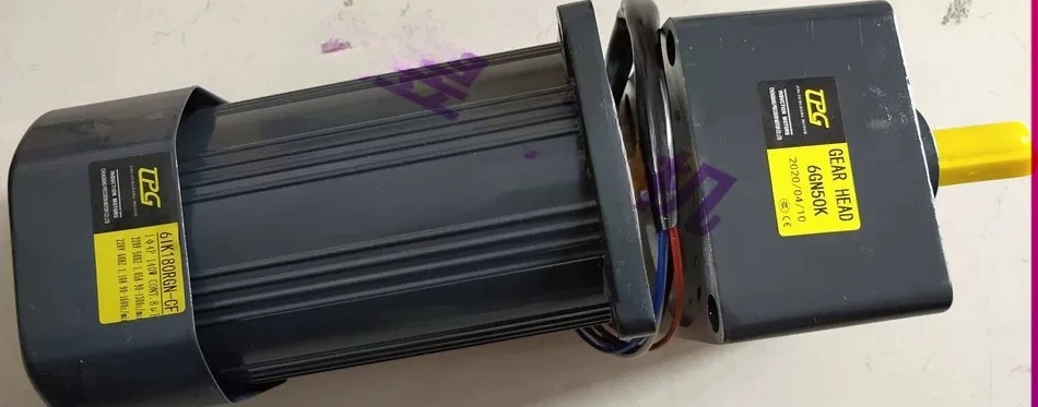 Фото 61K180RGN-CF 6GN50K Приводной двигатель для пищевого оборудования TPG, малогабаритный редукторный двигатель №1