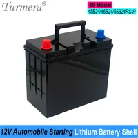 turmera 12v automobile starting lithium batteries shell car battery box for 45 series 45b24 46b24 55b24rs replace lead acid use