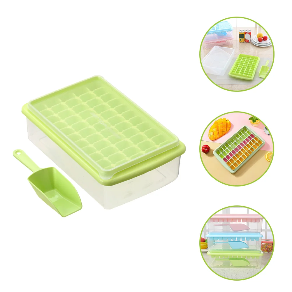 

Ice Cube Tray Lid Silicone Maker Candy Bin Moulds Trays Tong Chilling Molds