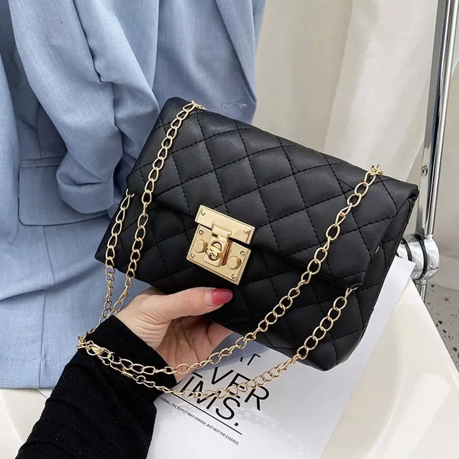 

Embroidery Thread Small PU Leather Crossbody Bags For Women 2022 New Trend Hand Bag Female Causal Branded Shoulder Handbags