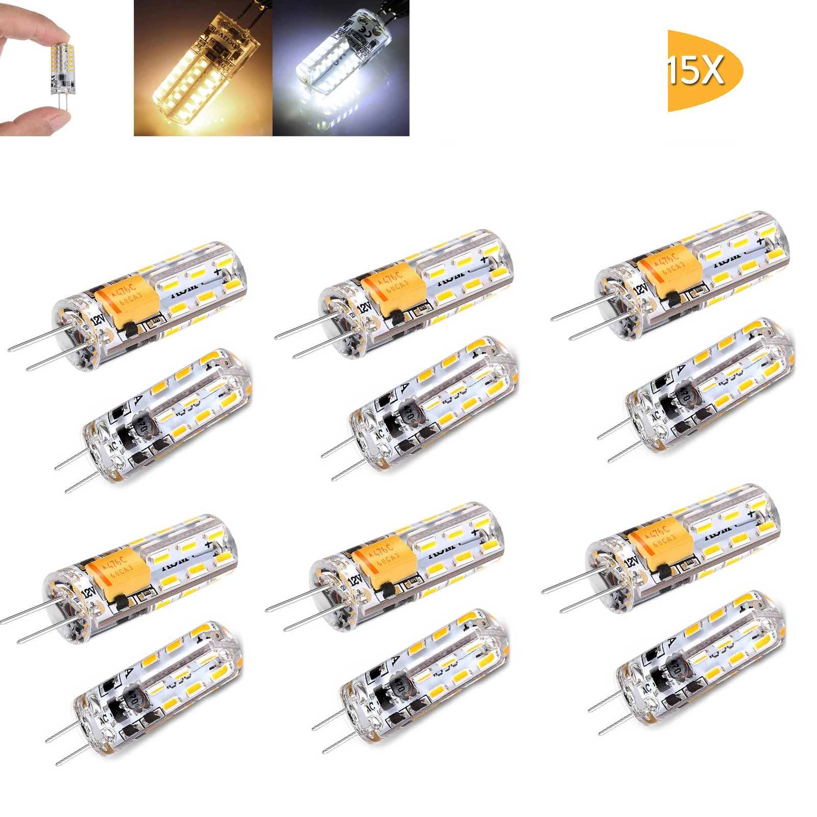 15 мини - ламп G4 Led Ac 220V Dc 12V 3W прожекторные люстры высокая игровая комната