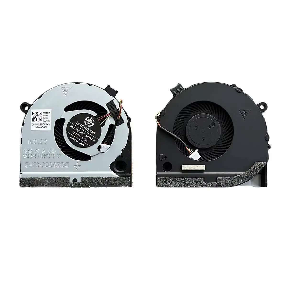 Фото Вентилятор охлаждения процессора для Dell G3 3579 3779 G5 5587 G3-3579 G5-5587, новый заменяемый кулер для ноутбука, радиатор, теплоотвод TJHF2 DC 5V 0.5A №2