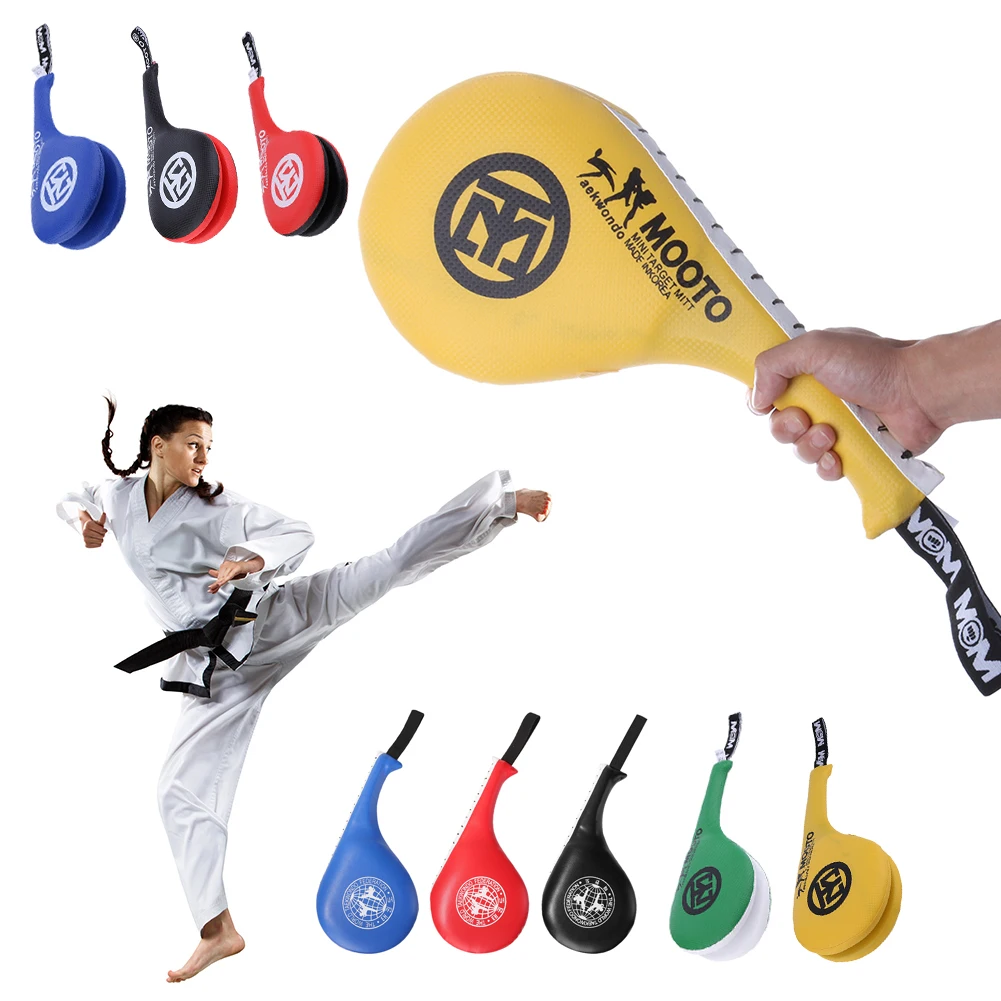 

Taekwondo Boxing Pads Equipment Karate Punch PU Rebound Sponge Pads Double Kick Kids Adult Boxing Pad Boxer Training 2022 New
