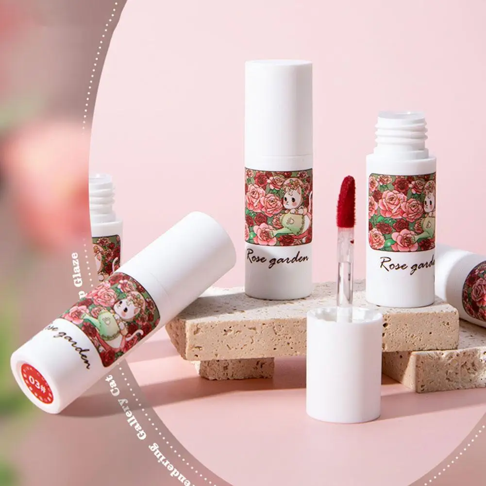 Makeup Muddy Texture Lip Mud Long Lasting Red Lipstick Velvet Matte Tint Pinkcoco N7C2