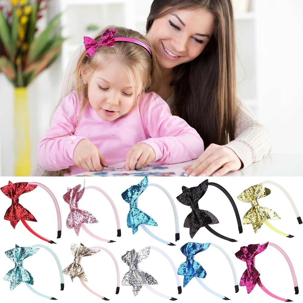 

Модные заколки для волос для девочек, аксессуары для волос, детские повязки для волос с бантом, головной убор, держатель для волос, тюрбан, ак...