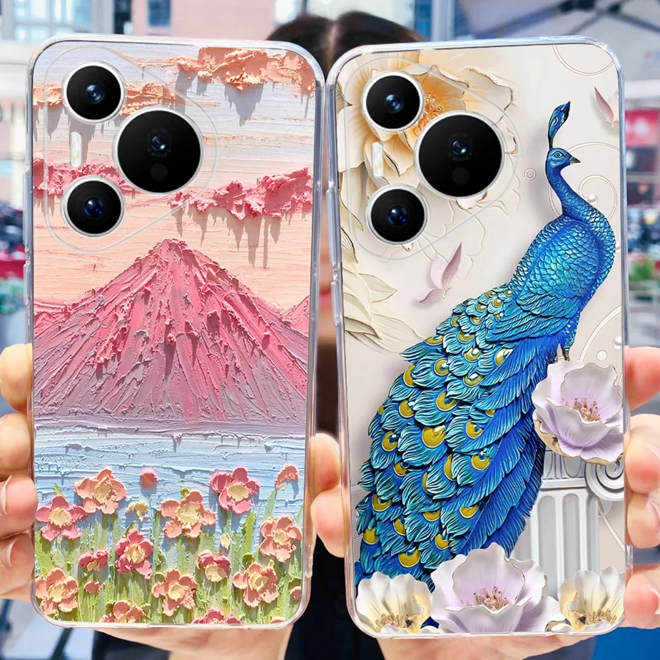 Чехол для Huawei Pura 70 Pro задняя крышка новый модный чехол с рисунком мягкий тонкий