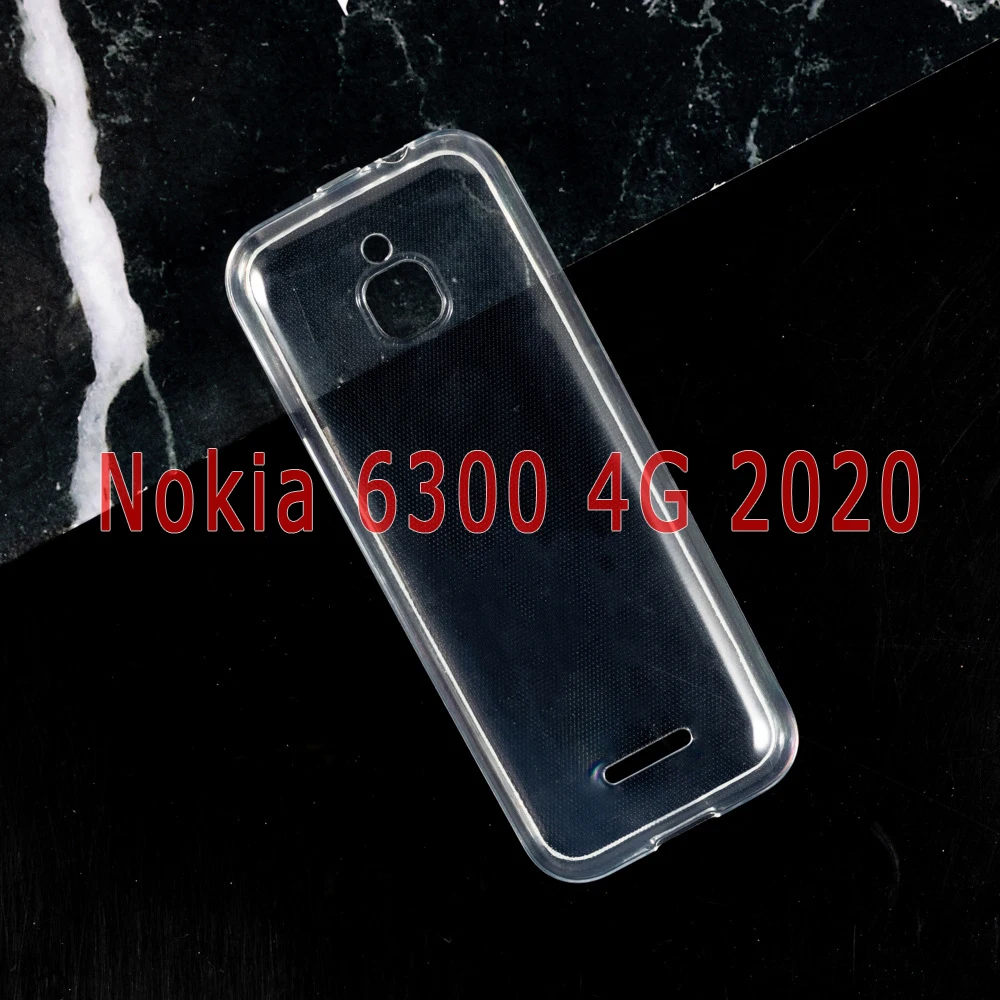 

Luxury Phone Back Cover For Nokia 6300 4G Case Silicone Soft TPU Clear Protective Shell On For Nokia6300 2020 Cases
