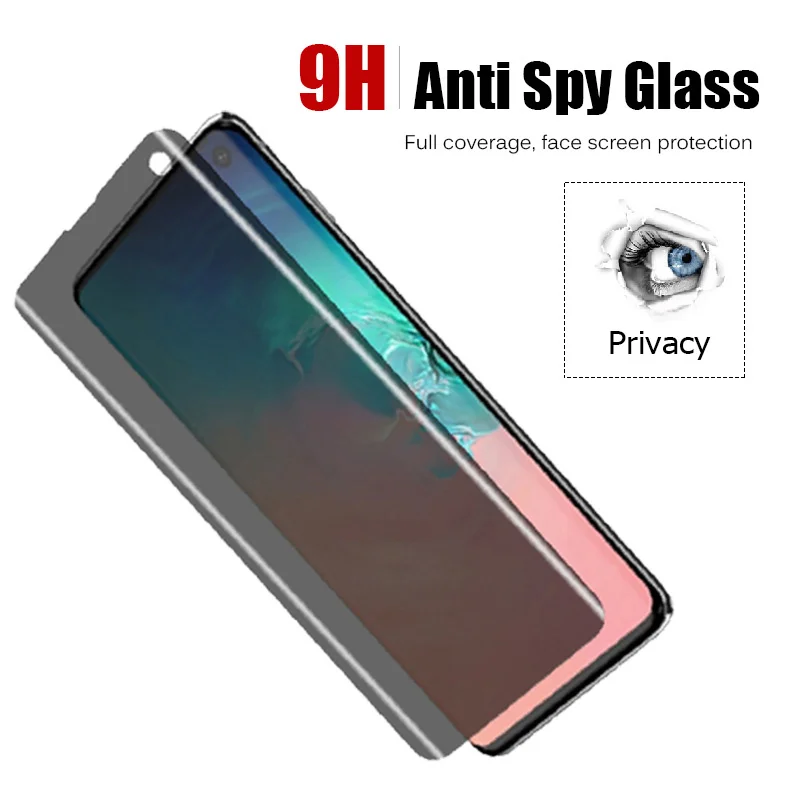 Противошпионское закаленное стекло для Samsung A9 A8 A6 Plus A7 HD, протектор экрана для Samsung A7 A5 A3 A320 A520 A510, фронтальный фильм