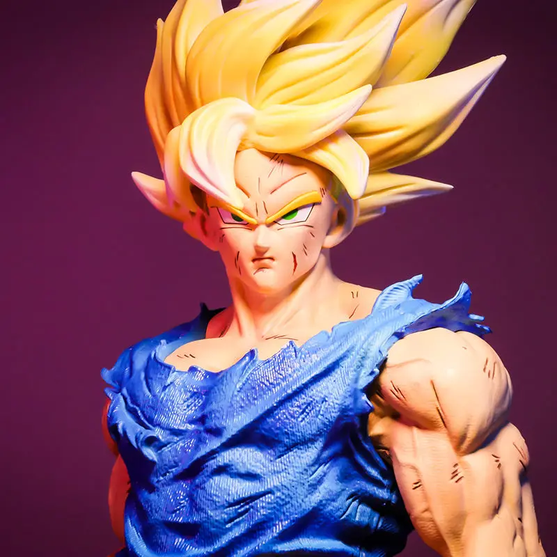 

43cm Dragon Ball Z Son Goku Figure Gk Super Saiyan Vegeta Pvc Action Figurine Anime Figures Statue Model Collection Toys Gift