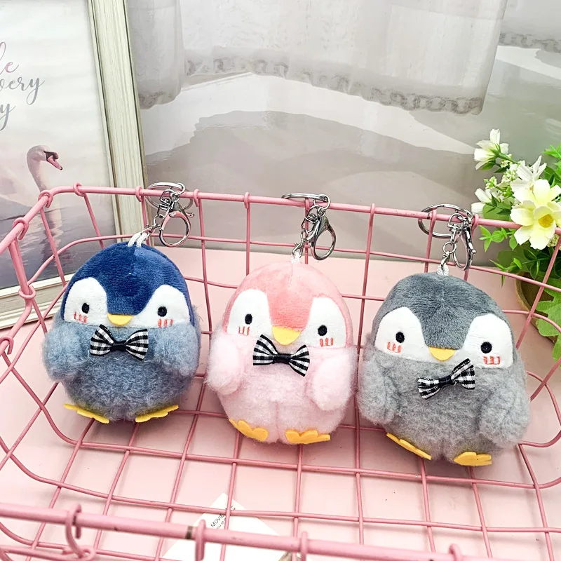 

Japanese Positive Energy Penguin Plush Doll Pendant Small Doll Net Red Couple Lovely Bag Pendant Grab Machine Doll