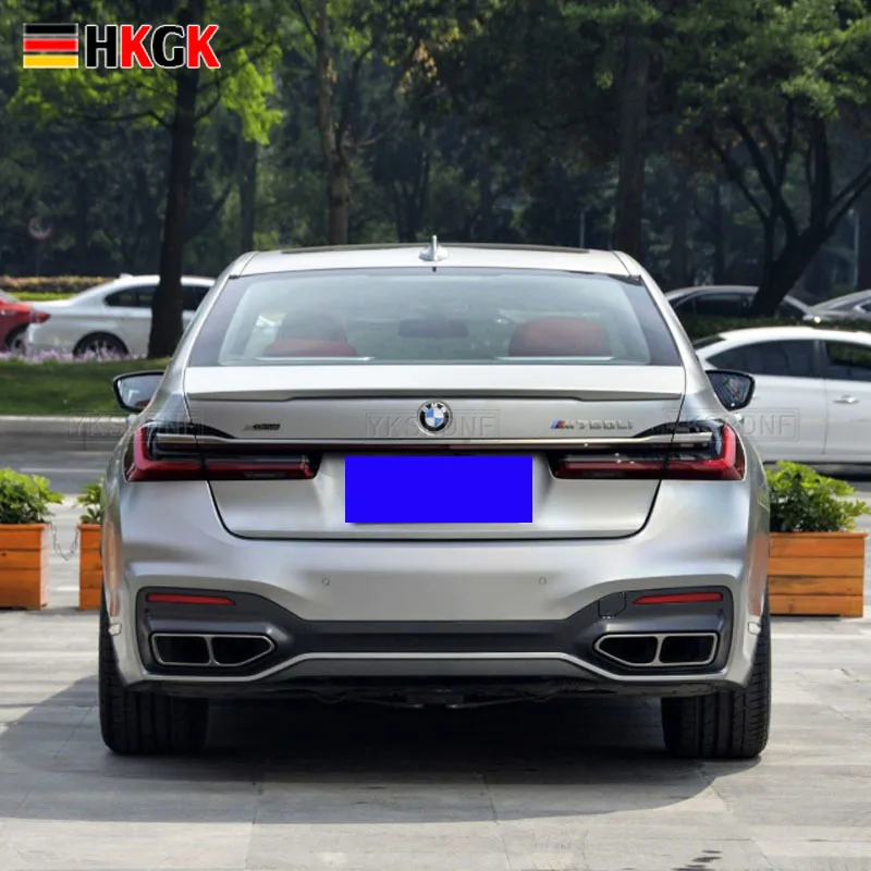 ABS Racing Rear trunk Spoiler Wing paint color Lip P Style for BMW G11 G12 7 Series 740i 750i Sedan 2016 2017 2018