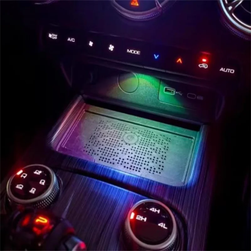 Модификация атмосферного освещения центральной консоли внутреннее освещение