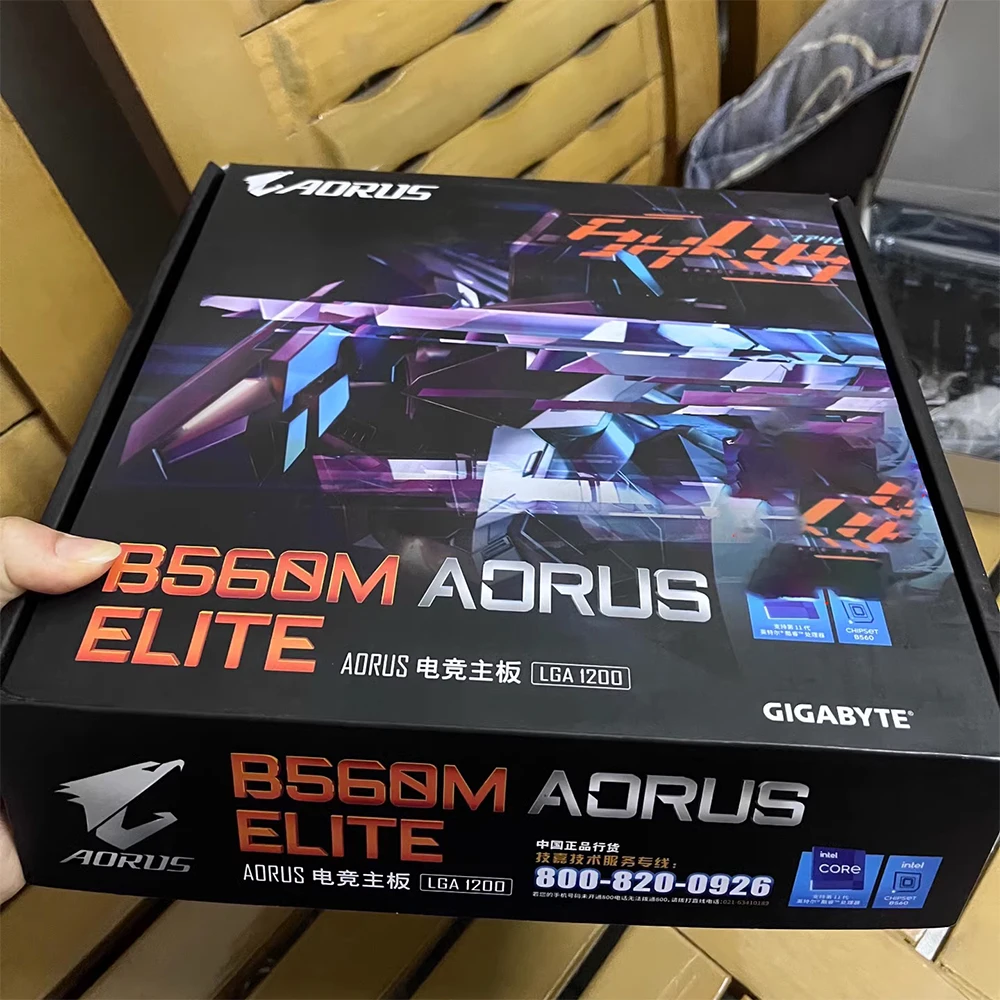 Настольная материнская плата B560M AORUS ELITE B560 для ПК Gigabyte LGA 1200 10400F