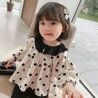 girls babys coat blouse jacket outwear 2022 retro spring summer overcoat top party school gift formal childrens clothing