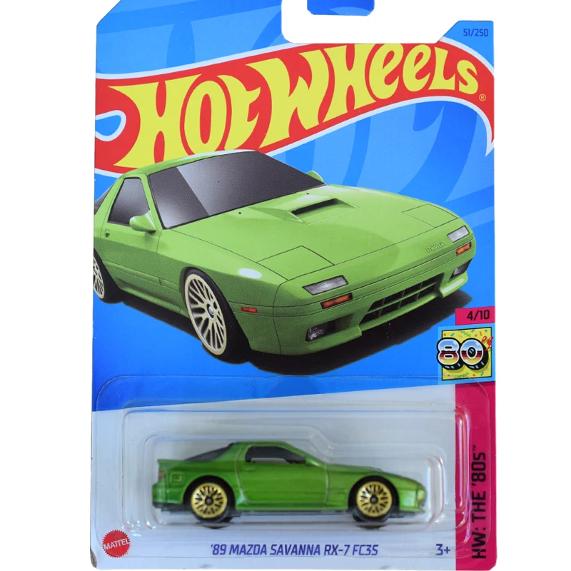 2023-51 автомобили Hot Wheels 89 MAZDA SAVANNA RX-7 FC35 1/64 металлические Литые строительные