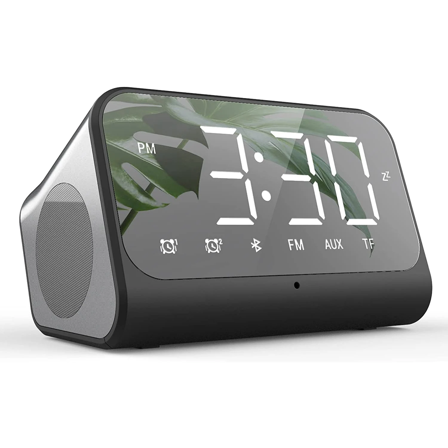 

Alarm Clocks Radio for Bedroom, Digital Alarm Clock with FM Radio, Bluetooth Speaker, Dual Alarm, LED Display