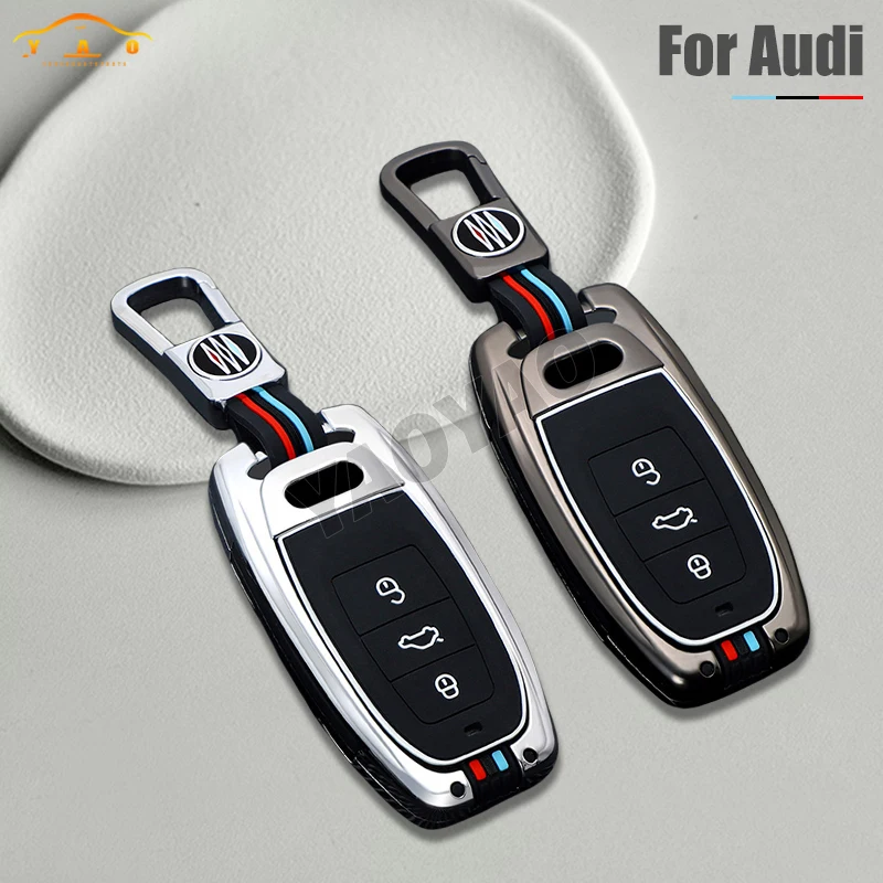 Автомобильные чехлы для ключей из цинкового сплава Audi A1 A3 8V A4 B8 B9 A5 A6 C7 A7 A8 Q3 Q5 Q7 S4 S6