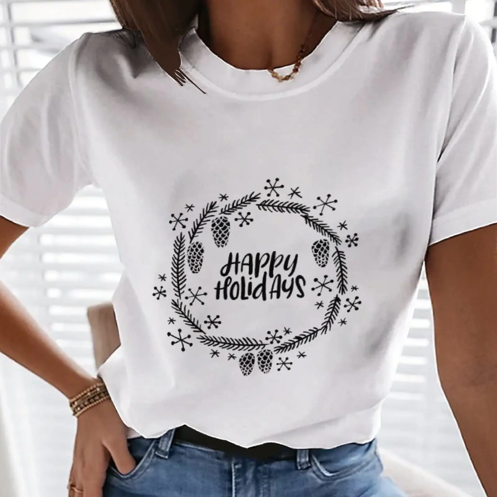 

2022 Short sleeve Love sweet casual T-shirt clothing Women summer T-shirt clothing women print T-shirt trend