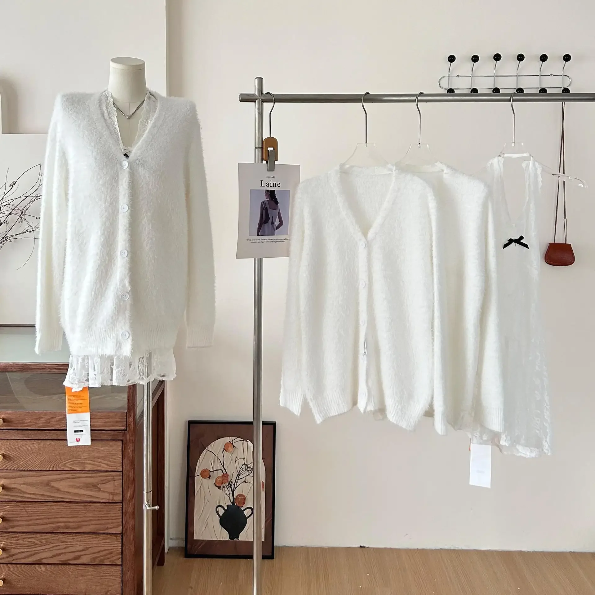 Temple Mills Fufuknit куртка-водопад женский осенний свободный вязаный топ с v-образным