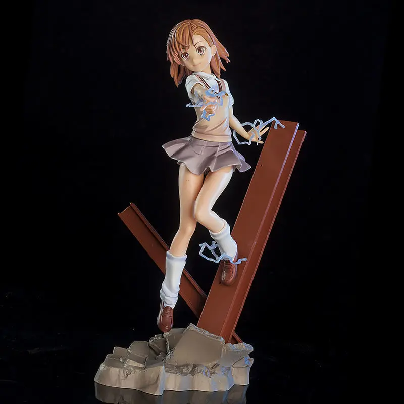

Anime 23cm Toaru Majutsu No Index Figure Toaru Kagaku No Railgun A Certain Magical Index School Uniform Misaka Mikoto Model Toys