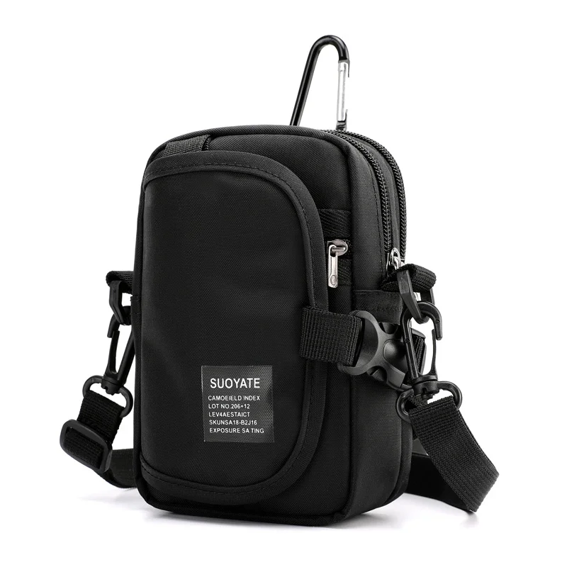 

Waist Pack Men's Casual Travel Purse Waterproof Belt Zipper Tactical Outdoor Fanny Pack Phone Pocket Chest Sling Bag