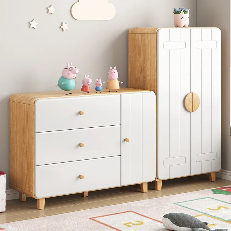 

Xl Child Storage Wardrobe Combination Furniture Environmental Protection Baby Storage Rack Pull-out Locker