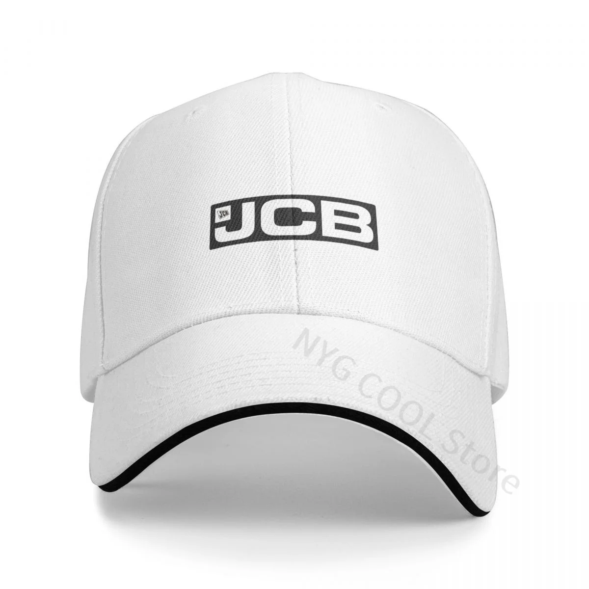

JCBs Logo Baseball Cap Summer Unisex 2023 Casual Sandwich Baseball Cap Personalized Casual Hat