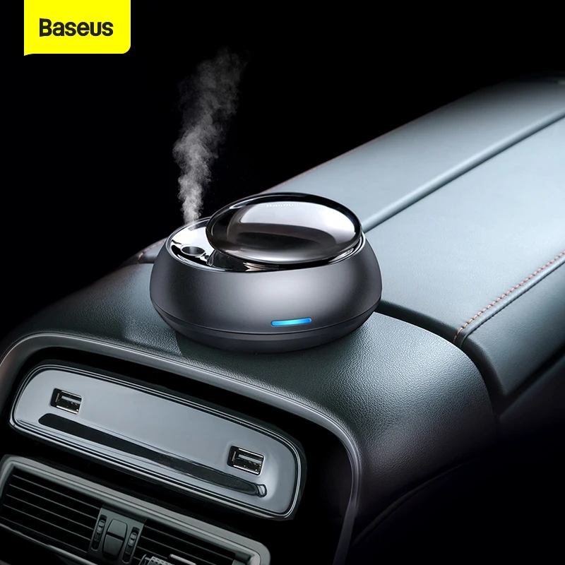 

Baseus Car Air Freshener Essential Oil Atomization Atomizer Wireless Car Fragrance Flavoring for Cars Car Accessories 3 Aromas