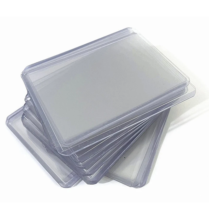 

5pcs White Toploader Photocard Sleeves 3"X4" Game Cards Outer Sleeves Protector Board Gaming Trading Card Plastic Collect Holder