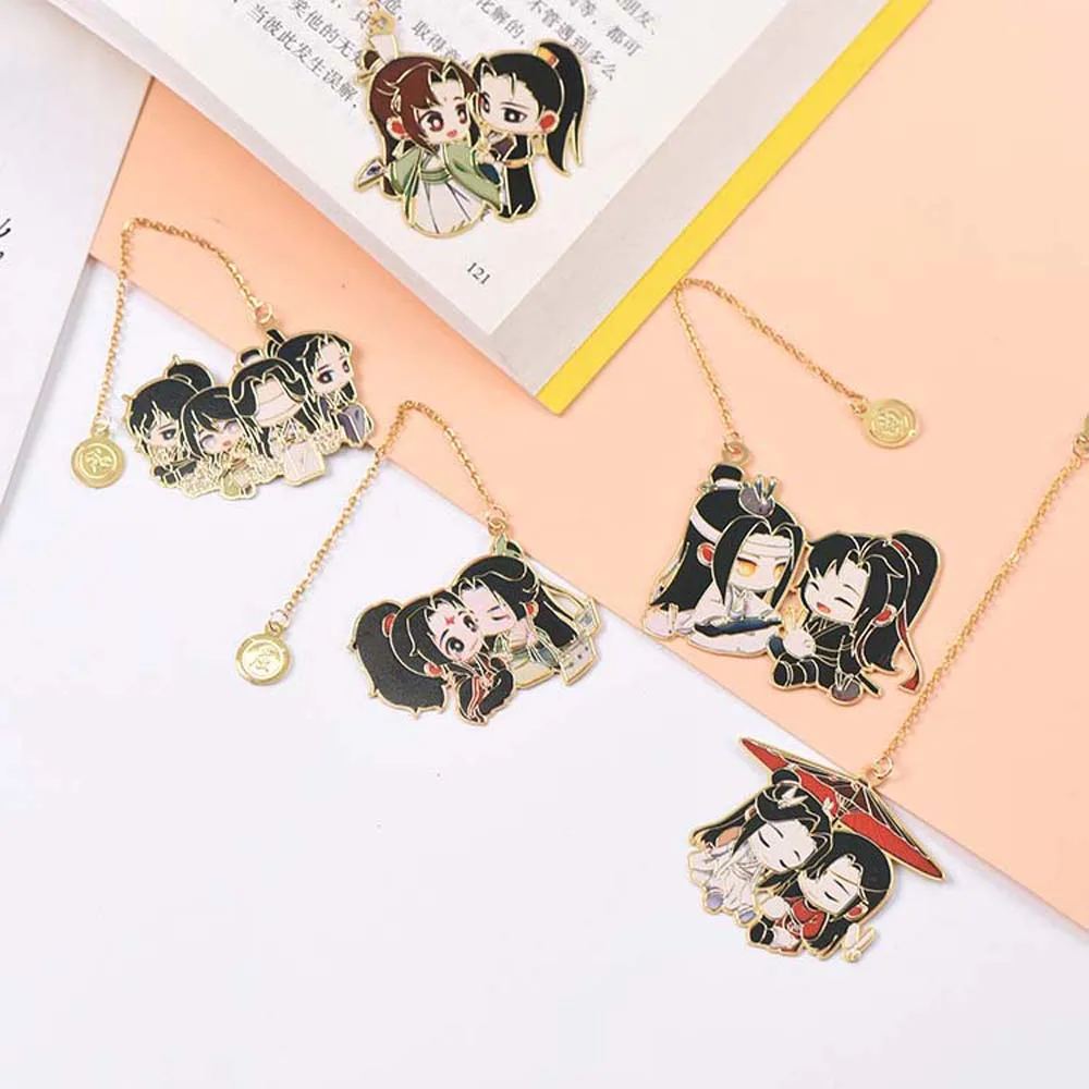 

School Supply Pendant Metal Grandmaster of Demonic Student Gift Wei Wuxian Bookmark Mo Dao Zu Shi Stationery Book Markers