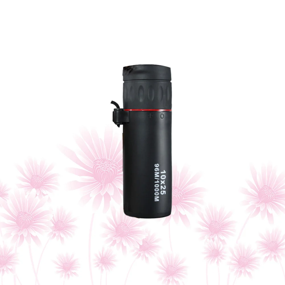 

Mini Pocket 10x25 Zooming Focus Green Film Optical Hunting Tourism Scope (Black)