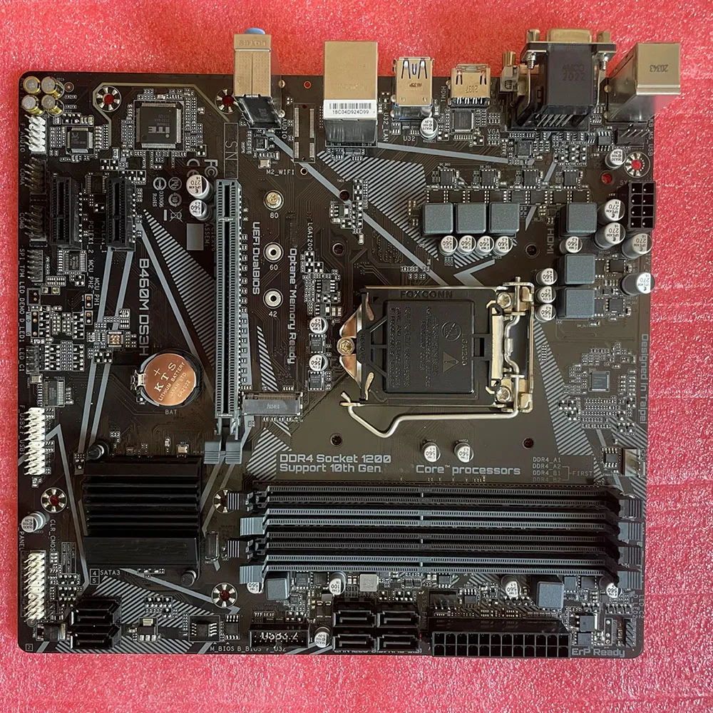 B460M DS3H для материнской платы G-i-g-a-b-y-t-e 1200pin 10-го поколения DDR4 PCIE3.0 6XSATA M.2 HDMI + DVI