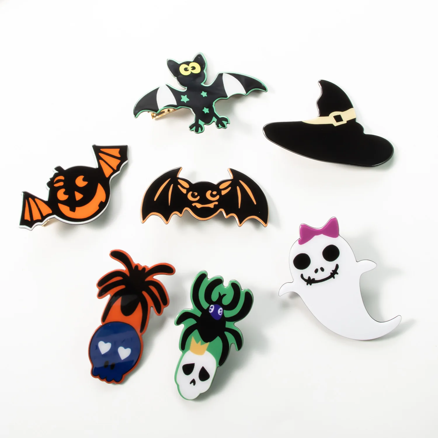 

Halloween Devil Eyes Hair Clips Claw Clip Hairpin Unique Design Headwear Hair Clip New Trending Hair Accessories for Women Girls