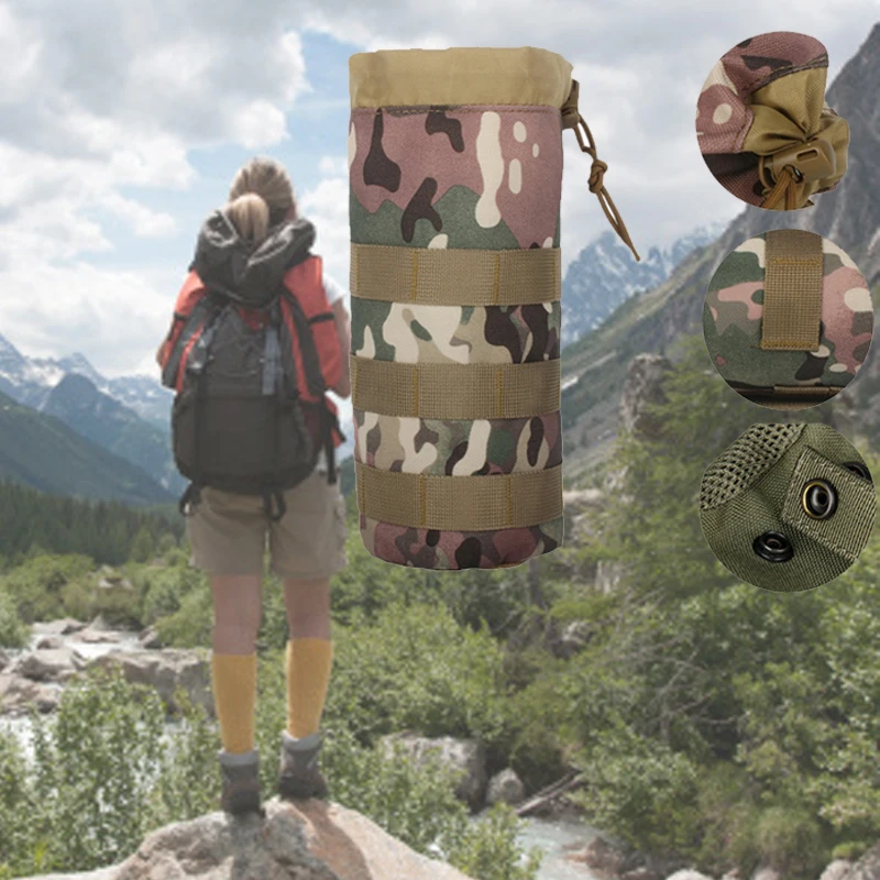 

Камуфляжная тактическая сумка для бутылки с водой, 500 мл