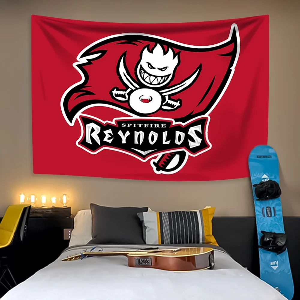 XxDeco гобелен для скейтбордов с рисунком огней настенная подвесная ткань спальни и