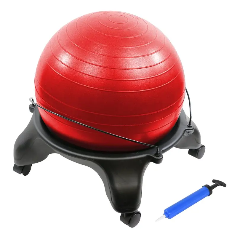 

Plastic Ball Stool - Inflatable Ergonomic Backless Exercise Ball Chair With Air for Home, Office, and Classroom